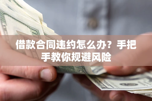 武汉借款合同违约怎么办？手把手教你规避风险