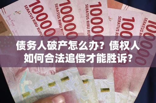 武汉债务人破产怎么办？债权人如何合法追偿才能胜诉？