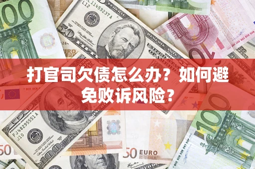 武汉打官司欠债怎么办？如何避免败诉风险？