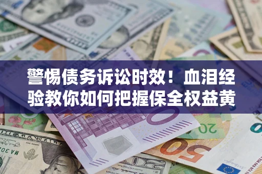 武汉警惕债务诉讼时效！血泪经验教你如何把握保全权益黄金期