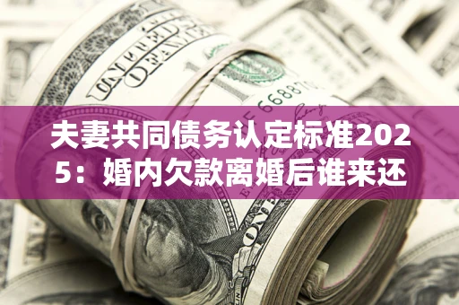 武汉夫妻共同债务认定标准2025：婚内欠款离婚后谁来还？