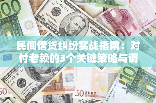 武汉民间借贷纠纷实战指南：对付老赖的3个关键策略与调解盲区解析