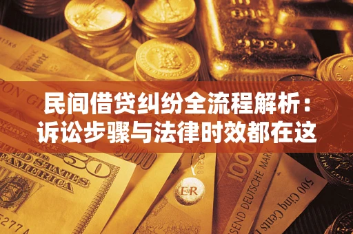 武汉民间借贷纠纷全流程解析：诉讼步骤与法律时效都在这儿了