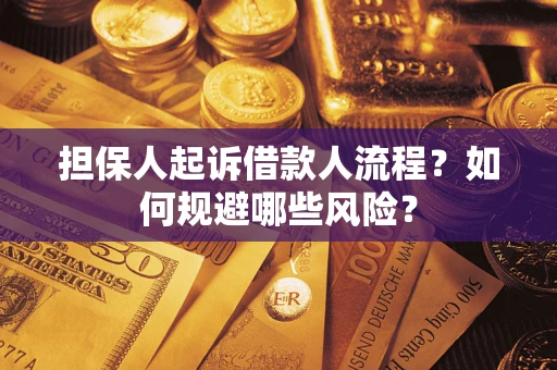 武汉担保人起诉借款人流程？如何规避哪些风险？