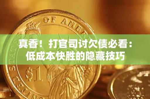 武汉真香！打官司讨欠债必看：低成本快胜的隐藏技巧