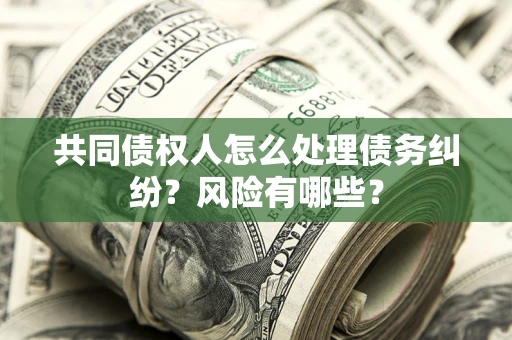 武汉共同债权人怎么处理债务纠纷？风险有哪些？