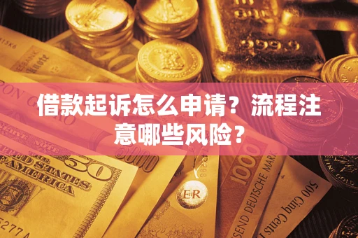 武汉借款起诉怎么申请？流程注意哪些风险？