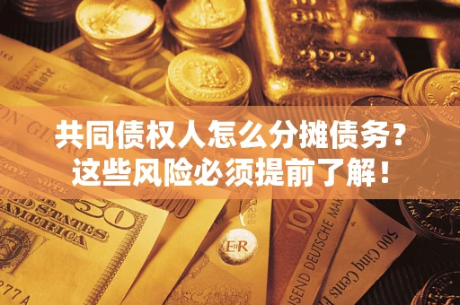 武汉共同债权人怎么分摊债务？这些风险必须提前了解！