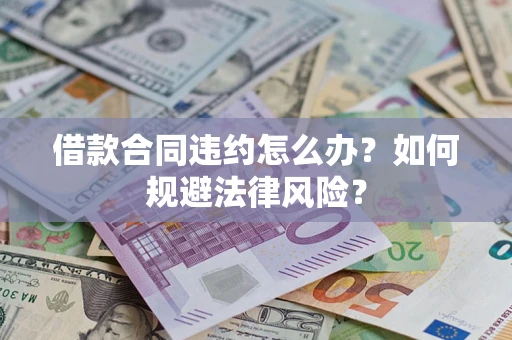 武汉借款合同违约怎么办？如何规避法律风险？