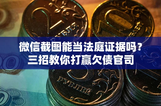 武汉微信截图能当法庭证据吗？三招教你打赢欠债官司