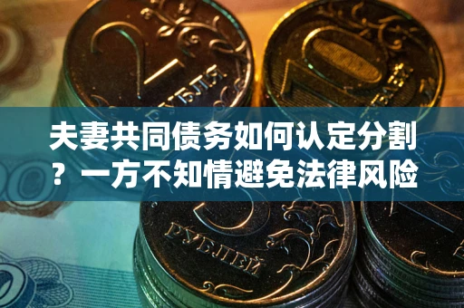 武汉夫妻共同债务如何认定分割？一方不知情避免法律风险必看！